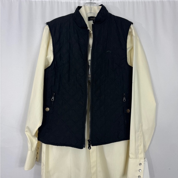 Riding Sport Equestrian Black Quilted Vest - Picture 2 of 14